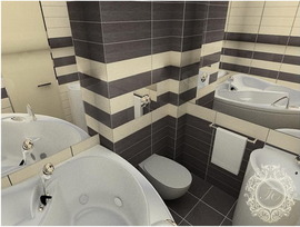 ¿Aconseja cómo elegir un azulejo en el baño? Que es mejor encajar.