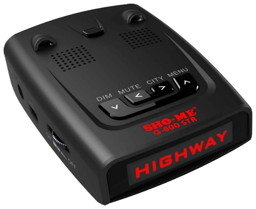 Overview of the radar detector Sho-Me G-800STR