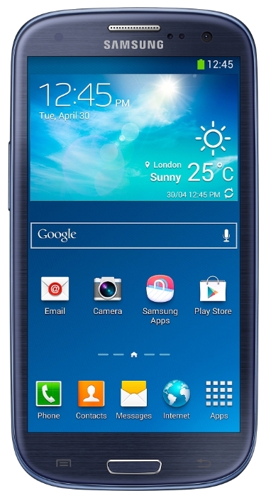 Az okostelefon leírása Samsung Galaxy S3 Duos GT-I9300I