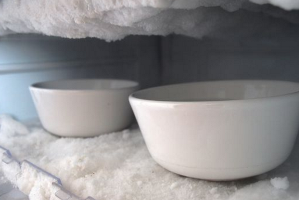 Warm water in the freezer