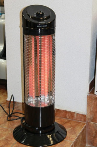  Calentador IR de suelo con elemento de calefacción de carbono