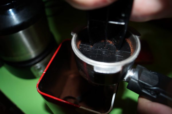  Pressing capsules for coffee machine