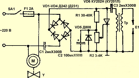  Circuit de dispositif d'ionisation