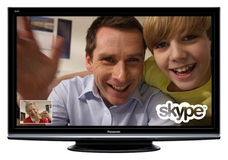  Skype im Fernsehen von Panasonic