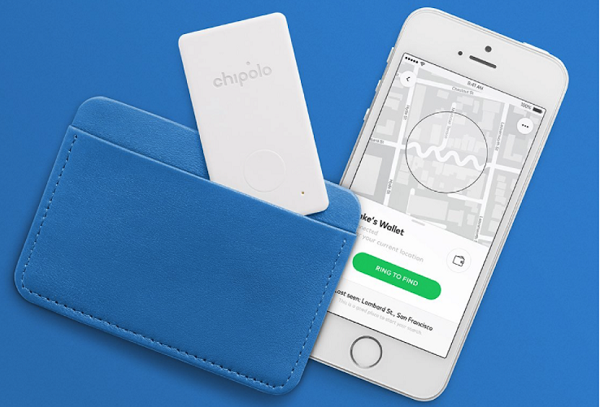  Thẻ Chipolo Plastic với Đèn hiệu Bluetooth