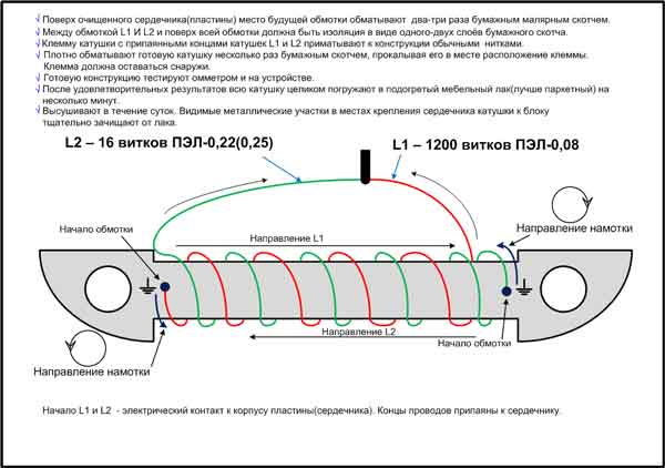 Схема магнето триммера