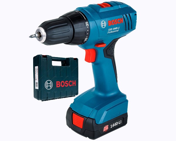  Boîtier Bosch GSR 1440-LI 1,5 Ah x2