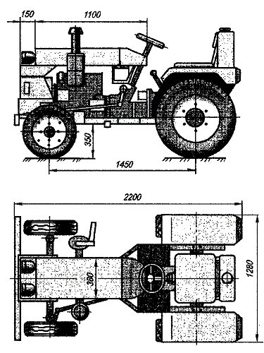  Egy mini traktor rajzolása