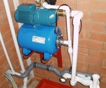  Pumping station for a private house