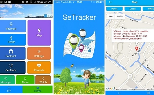  Aplikace SeTracker
