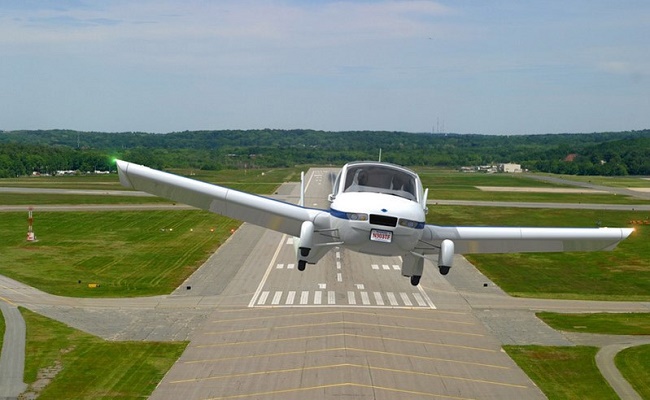  Terrafugia Overgang under flyvning