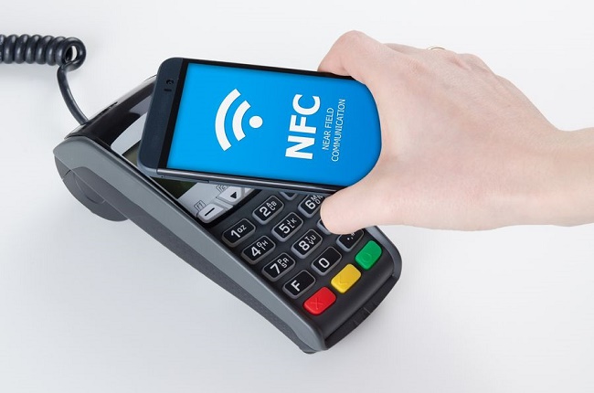  NFC-teknologi når du betaler