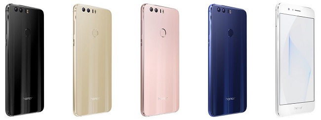  Honor 8 in different colors