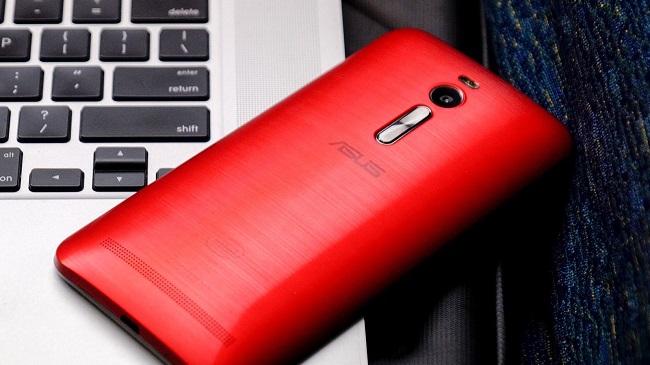  Rød smarttelefon