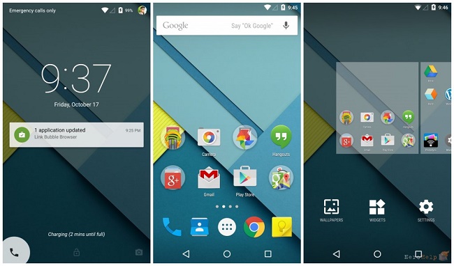  android Lollipop 5.0