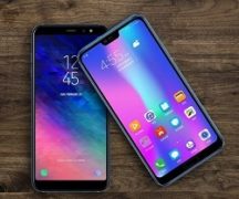  : Honor 10 un Samsung A8 salīdzinājums